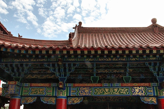 寺庙 乌鲁木齐 中式建筑