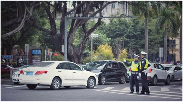 交警路口指挥