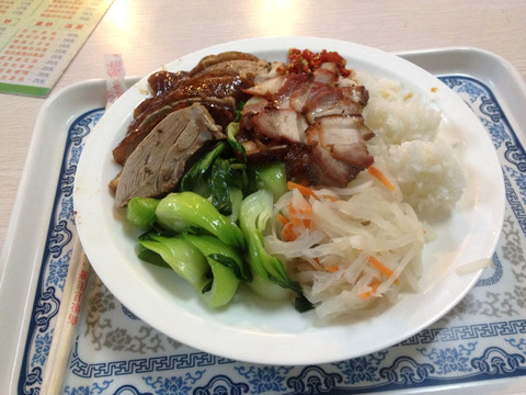 叉烧鹅饭