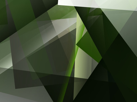 绿色立体抽象底纹背景