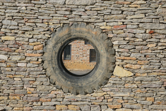 石头艺术墙