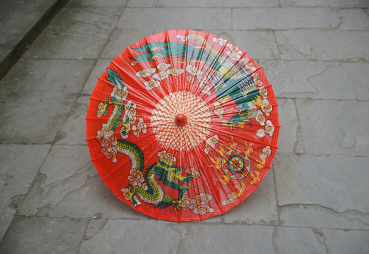油质纸伞