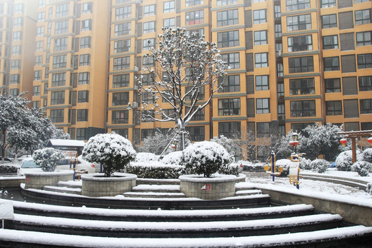 雪景小区