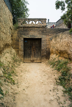 山西民居 土路