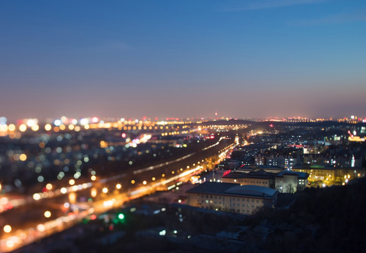 北京城市夜景