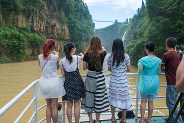 美女背影