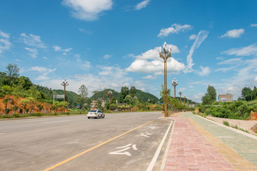 宽阔公路素材