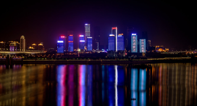 重庆江北嘴景观照明