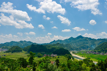 青山绿水素材