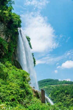 水尾银河飞瀑