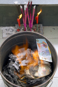 清明节祭祖烧香