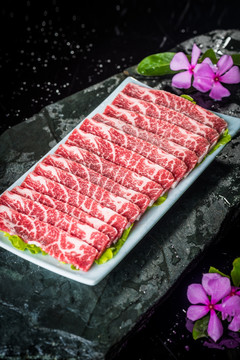 雪花牛肉