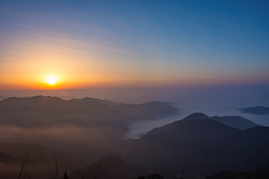 大容山日出美景