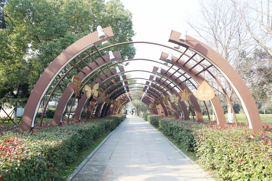 公园景观长廊