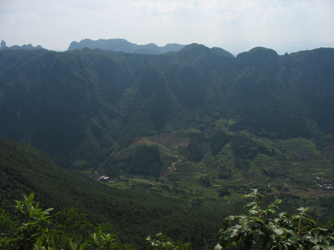 梯田远景