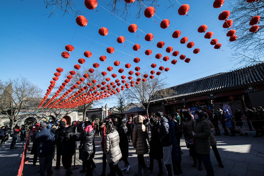 北京白云观 祈福