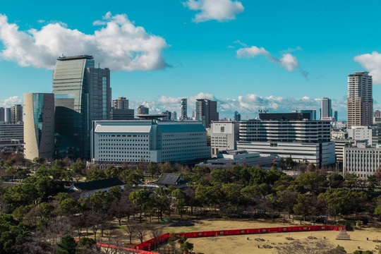 大阪城市风光