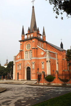 老上海 老照片 老上海教堂