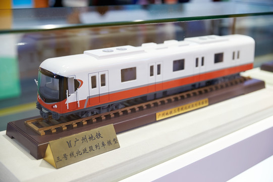 广州地铁三号线北延段列车模型