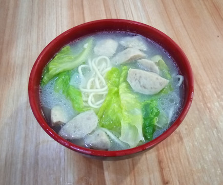 大骨汤青菜面