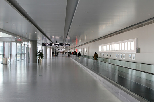 南京机场 到达大厅长廊
