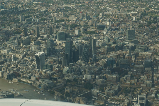 俯瞰英国伦敦