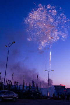 大连祭海神烟花