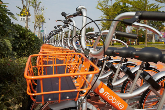 自行车城市交通智能共享单车