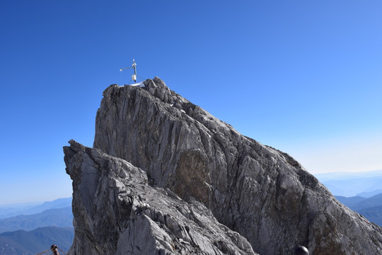 玉龙雪山 雪山 山峰