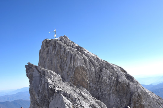 玉龙雪山 雪山 山峰