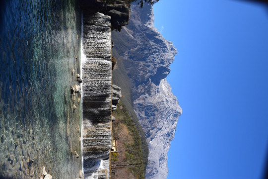 玉龙雪山 蓝月谷 山水景色