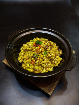 豆芽肉末