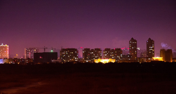 都市的夜空