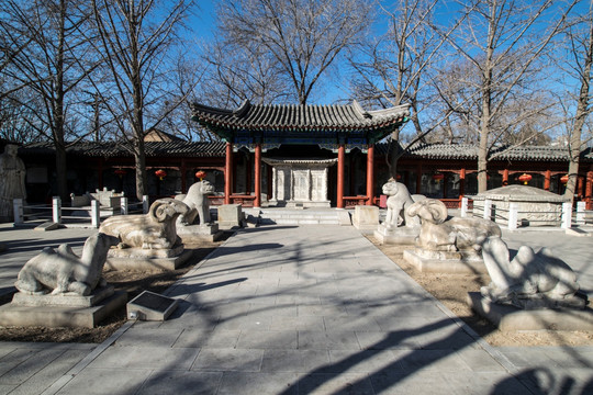 北京五塔寺 显亲王陵石享堂