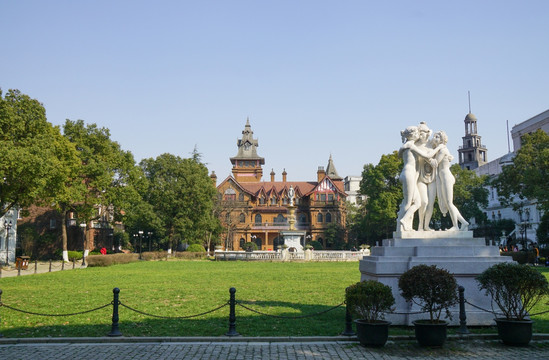 欧式庭院雕塑 马勒别墅