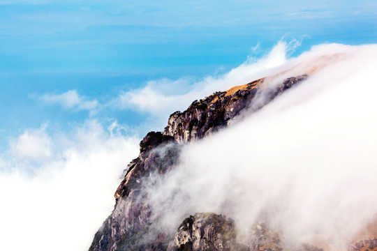 武功山山顶云海风光