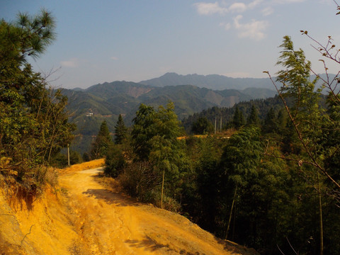 山路风景