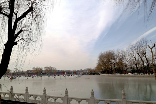 北京 什刹海 冬景