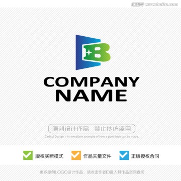 BC字母 CB字母LOGO设计