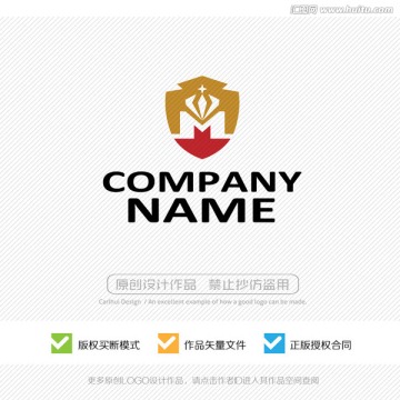 M字母 LOGO设计