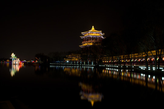 大唐芙蓉 望春阁 夜景