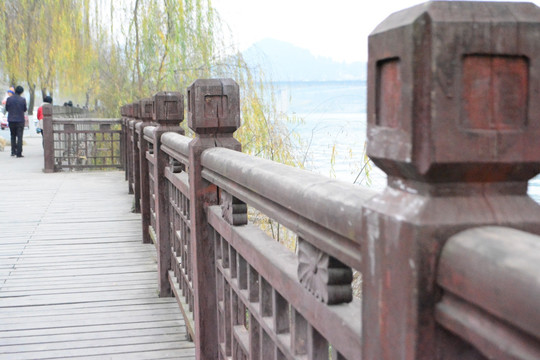 木桥 栅栏