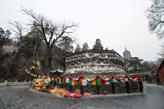 北京八大处公园 辽千佛塔遗址