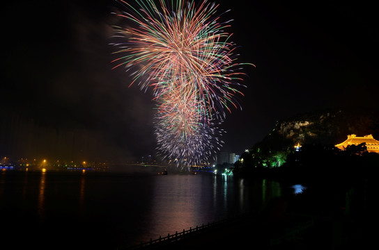 柳州烟花 烟花素材 柳州 柳江