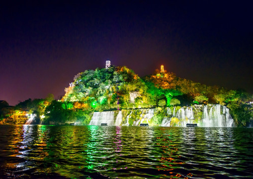 柳州山水 夜景