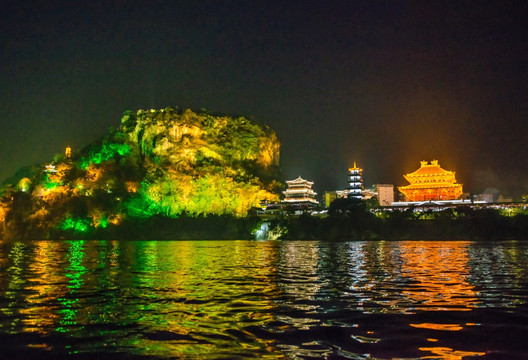 柳州山水 夜景