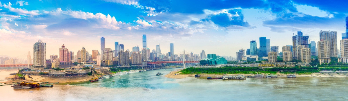重庆渝中半岛全景大画幅