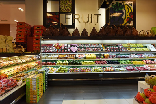 超市冷柜 蔬菜水果区