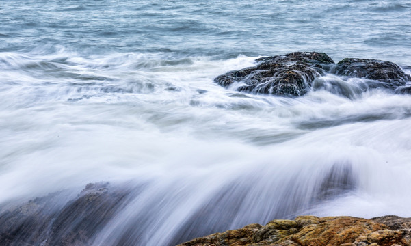 海浪海岛慢门