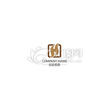 字母Hlogo设计